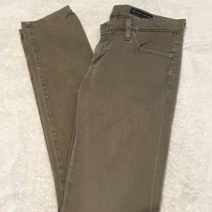 AG Adriano Goldschmied Stevie: slim straight khaki